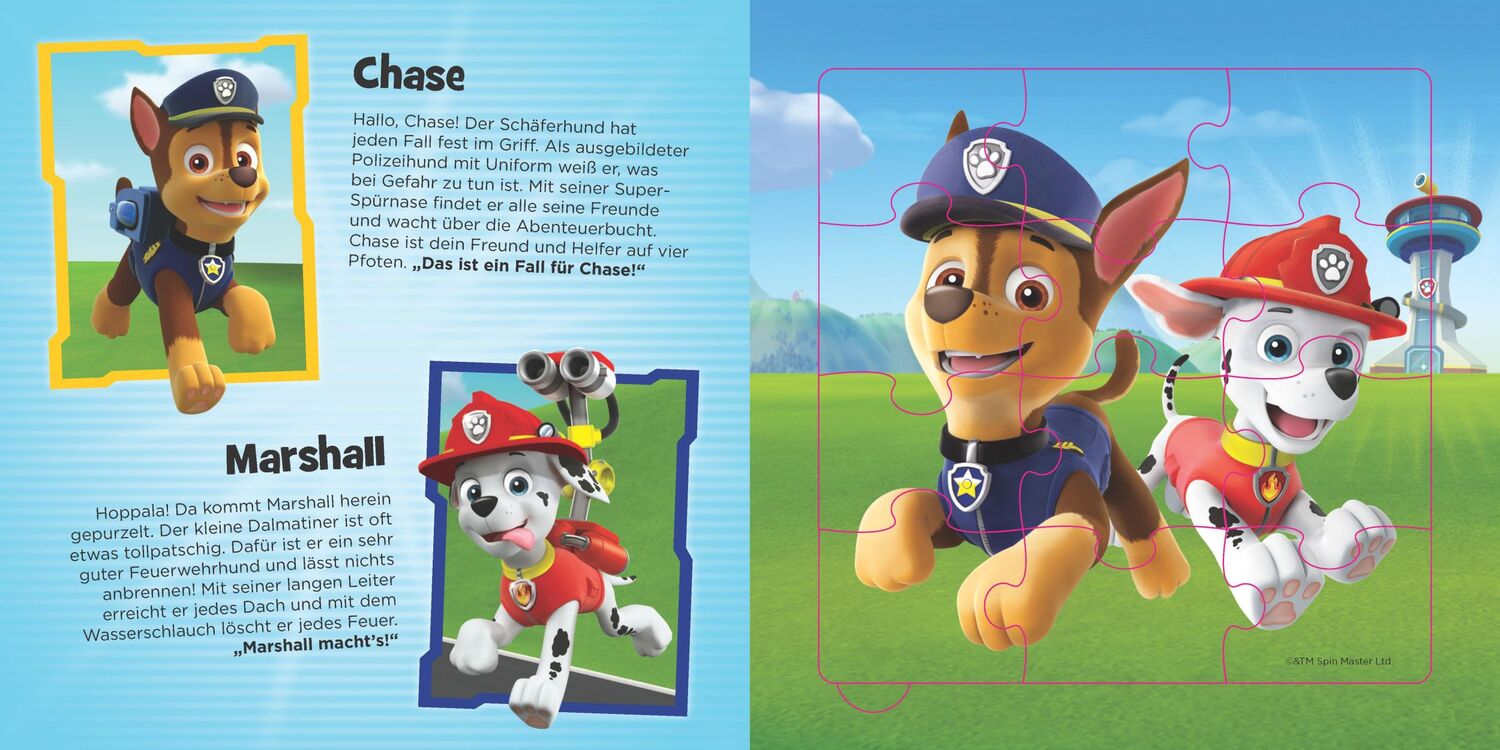 Bild: 9783849917227 | PAW Patrol Puzzlebuch | Mit 4 Puzzles á 12 Teilen | Katharina Bensch