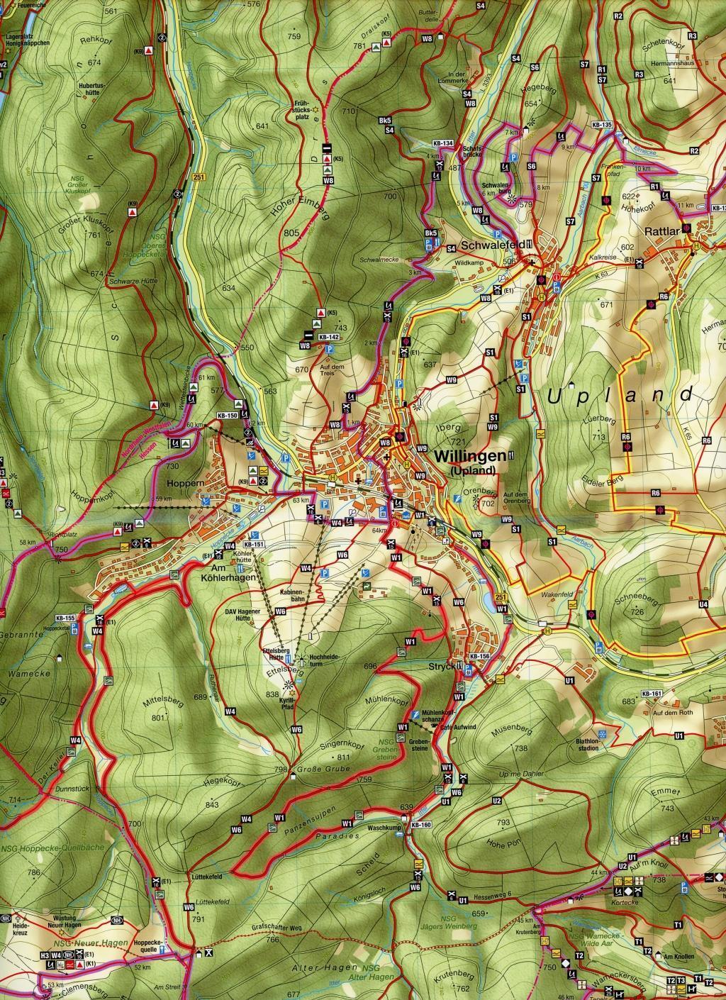 Bild: 9783866369122 | Willingen Wanderkarte 1 : 28 000 | (Land-)Karte | reiß- und wasserfest