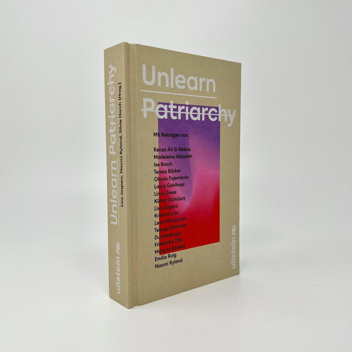 Bild: 9783550202193 | Unlearn Patriarchy | Lisa Jaspers (u. a.) | Buch | 320 S. | Deutsch