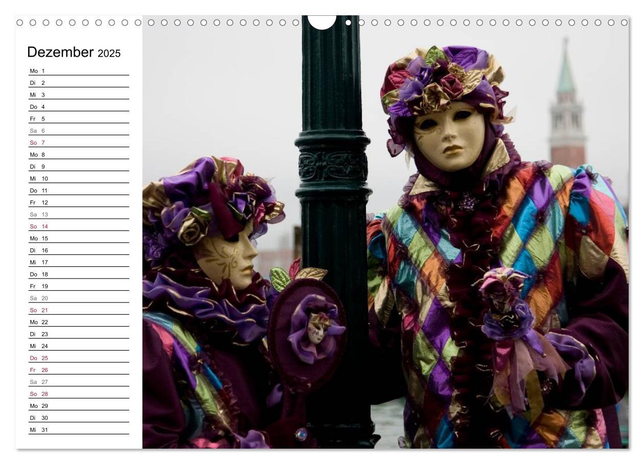 Bild: 9783435552962 | Carnevale di Venezia 2025 (Wandkalender 2025 DIN A3 quer), CALVENDO...