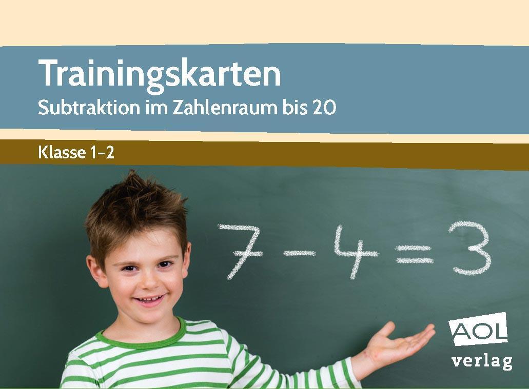 Cover: 9783403103356 | Trainingskarten: Subtraktion im Zahlenraum bis 20 | Box | 240 S.