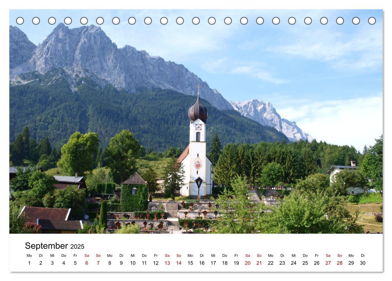 Bild: 9783435017140 | Das Zugspitzegebiet (Tischkalender 2025 DIN A5 quer), CALVENDO...