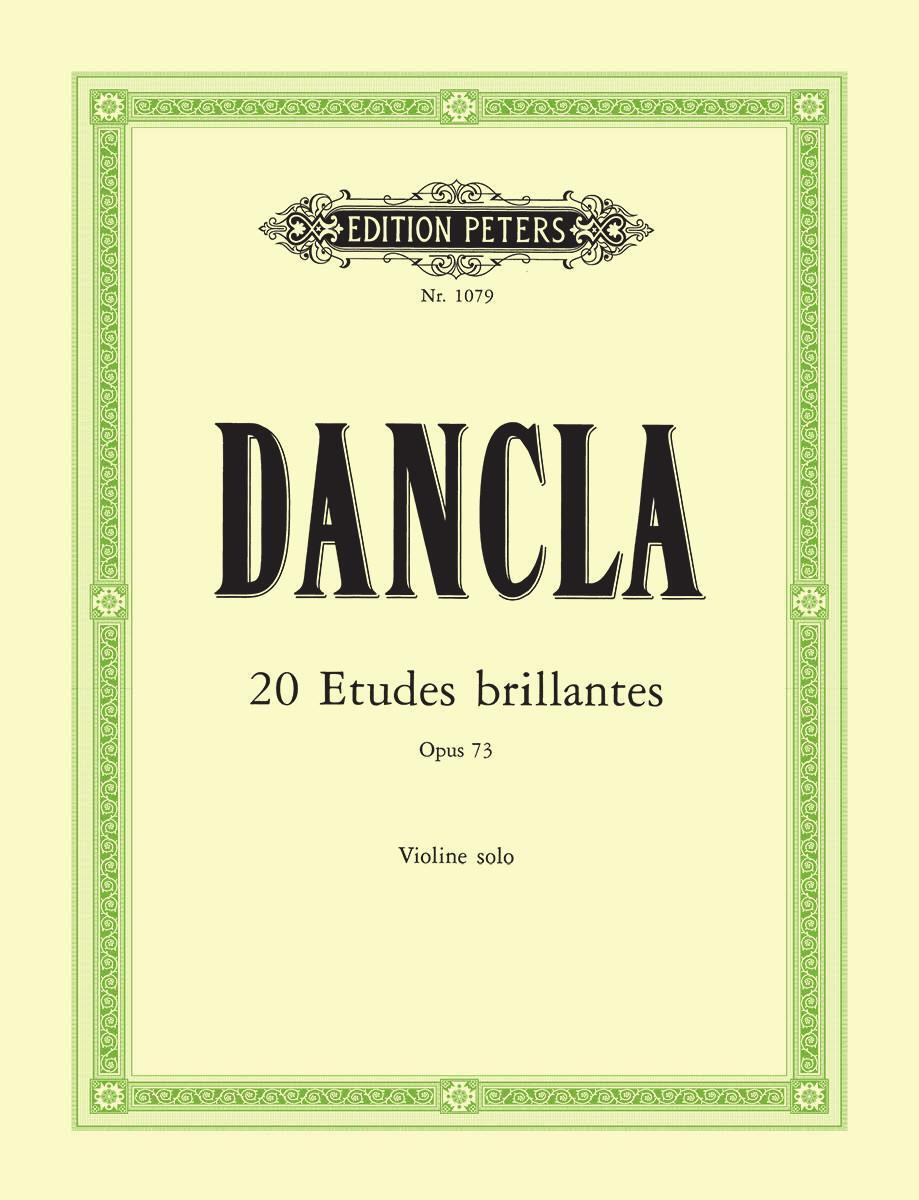 Cover: 9790014006327 | 20 Études Brillantes Op. 73 for Violin | Charles Dancla | Taschenbuch