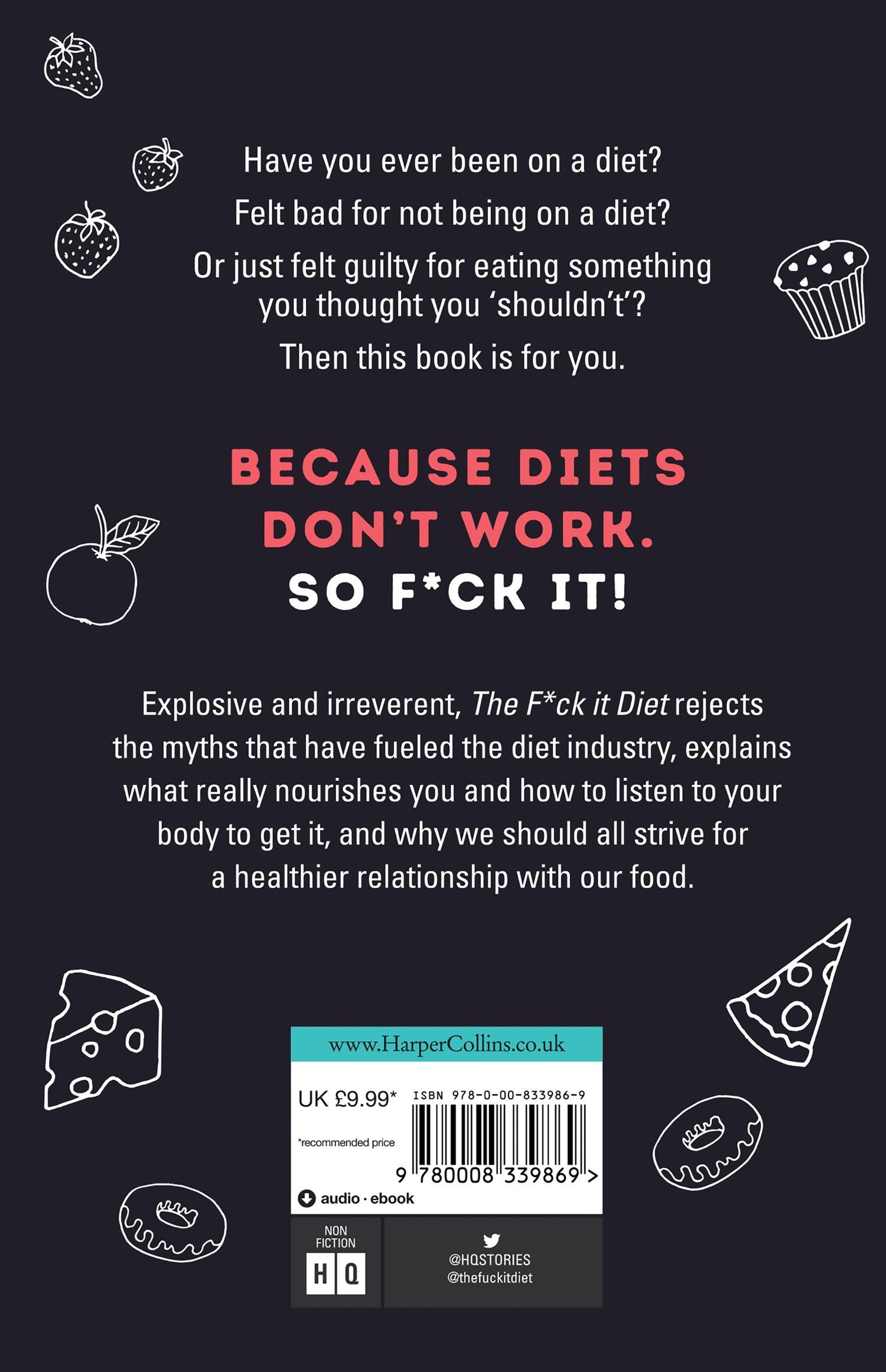 Rückseite: 9780008339869 | The F*ck It Diet | Caroline Dooner | Taschenbuch | Englisch | 2021