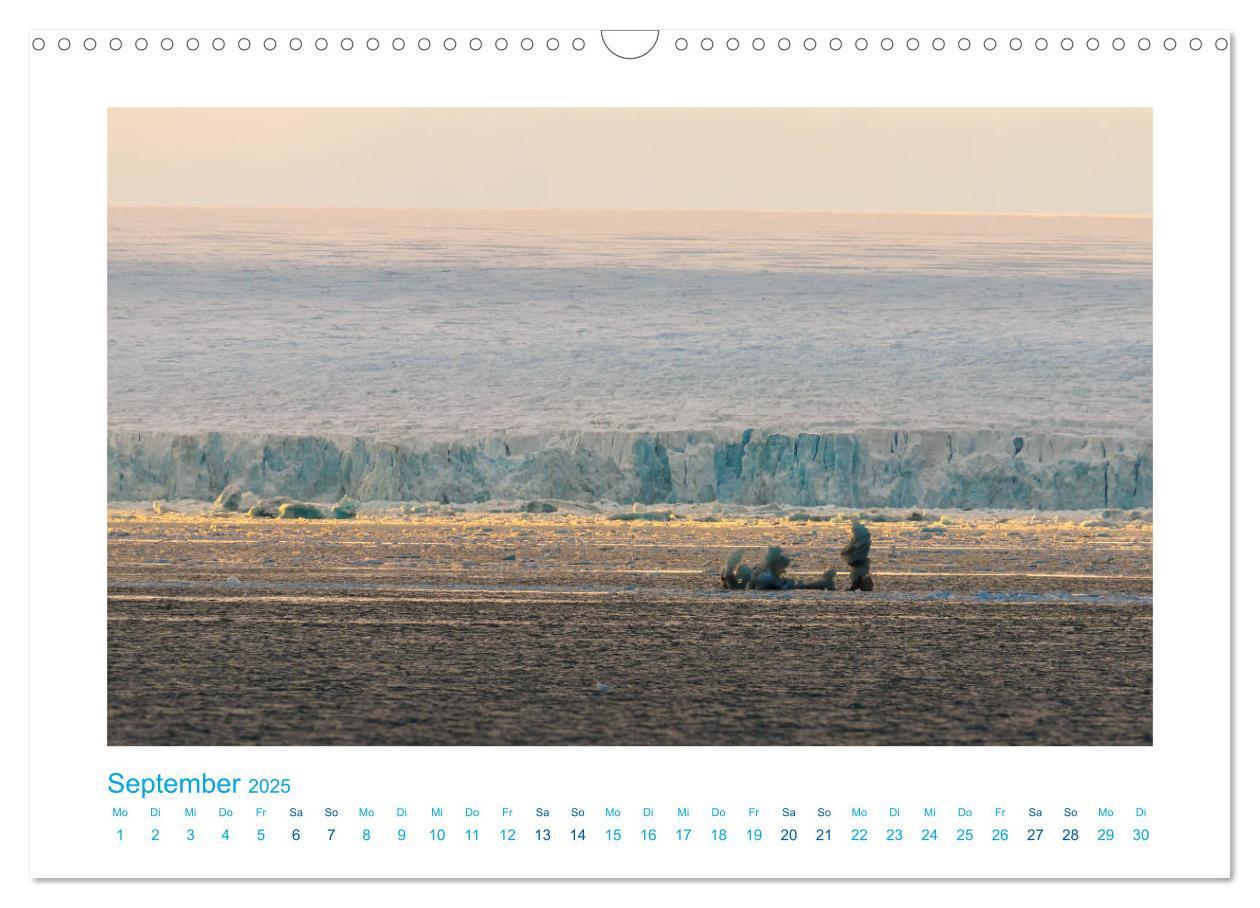 Bild: 9783435340590 | Spitzbergen - Landschaft - Eis - Tierwelt (Wandkalender 2025 DIN A3...