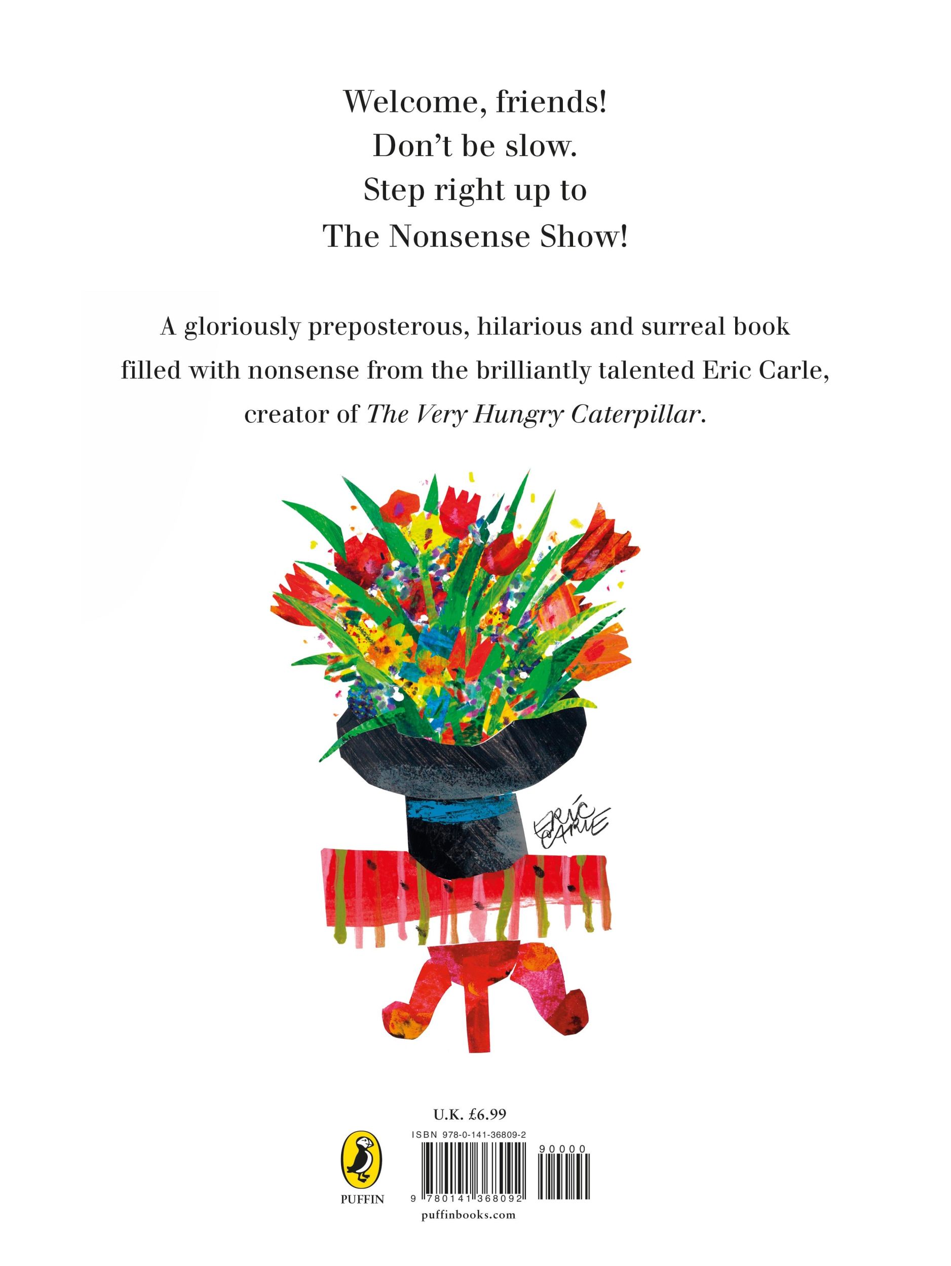 Rückseite: 9780141368092 | The Nonsense Show | Eric Carle | Taschenbuch | 32 S. | Englisch | 2016