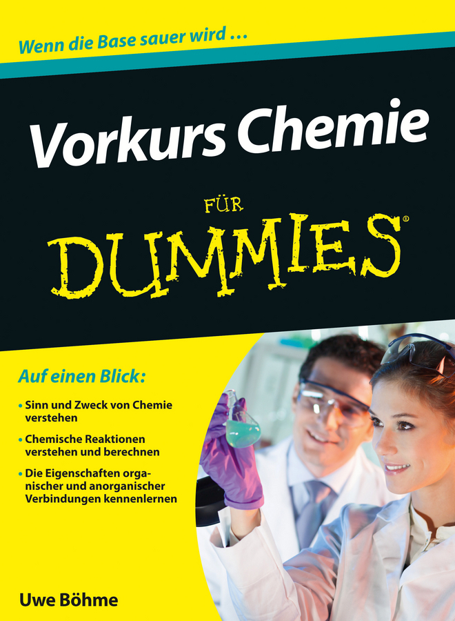 Cover: 9783527711253 | Vorkurs Chemie für Dummies | Uwe Böhme | Taschenbuch | 360 S. | 2014