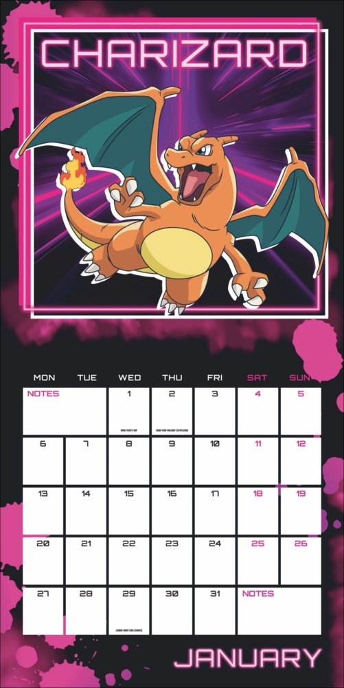 Bild: 9783840196706 | Pokémon Broschurkalender 2025 | Kalender | 28 S. | Englisch | 2025