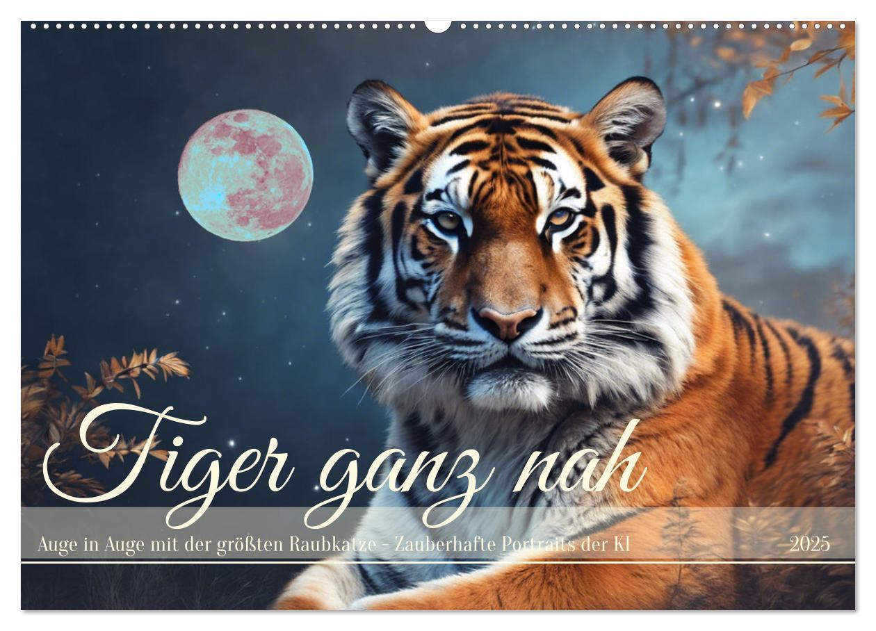 Cover: 9783383814198 | Tiger ganz nah (Wandkalender 2025 DIN A2 quer), CALVENDO...