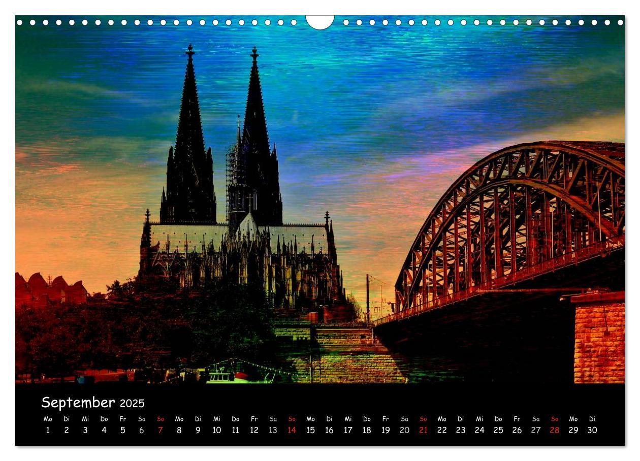 Bild: 9783435839841 | Köln (Wandkalender 2025 DIN A3 quer), CALVENDO Monatskalender | 2025