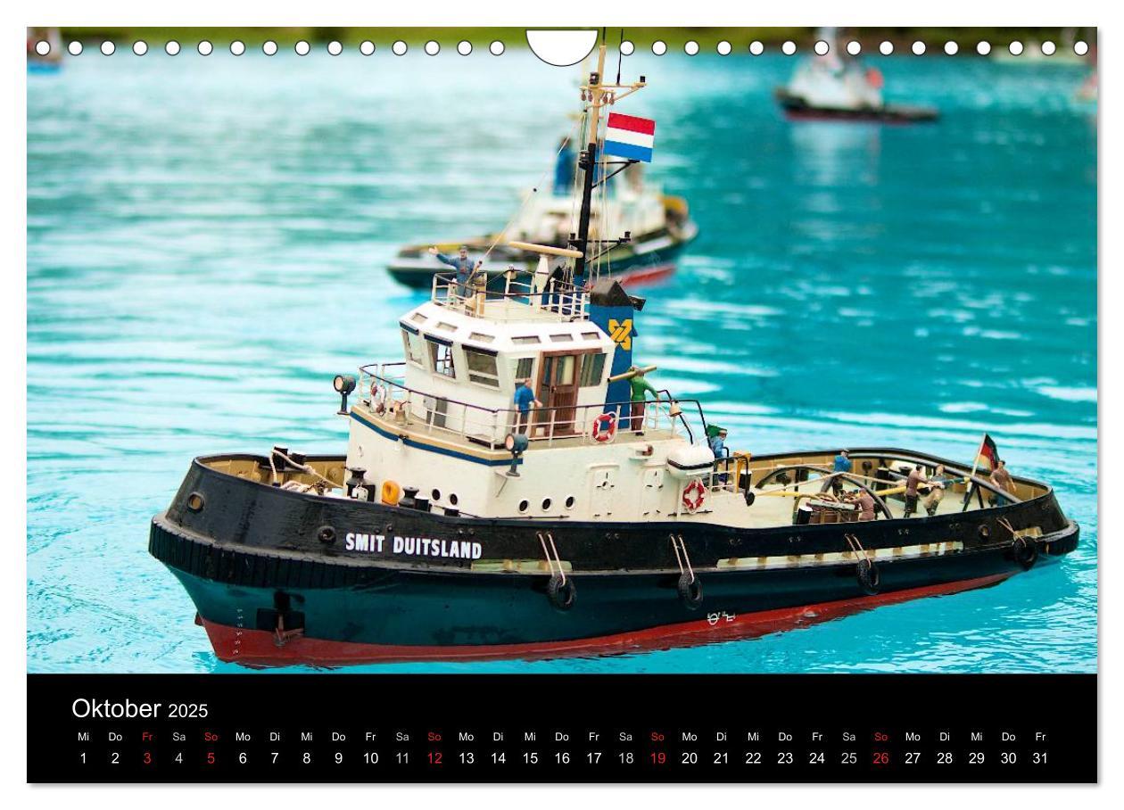 Bild: 9783435678495 | Modellboote in ihrem Element (Wandkalender 2025 DIN A4 quer),...