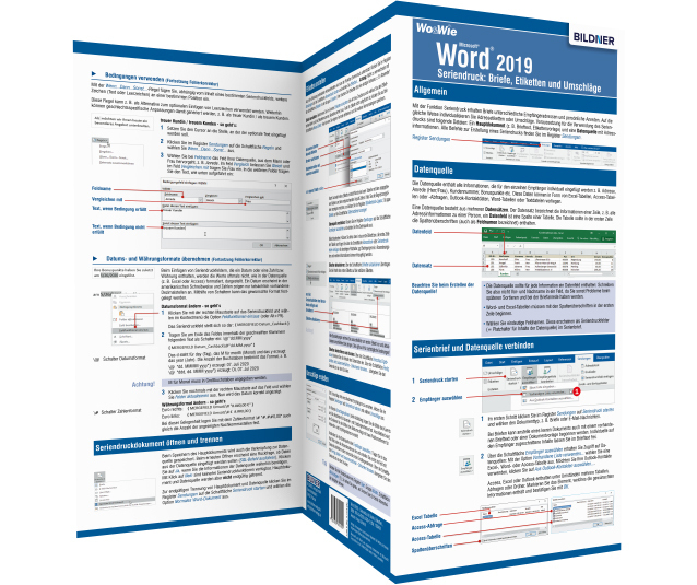 Cover: 9783832804305 | Word 2019 Seriendruck - Briefe, Etiketten und Umschläge | Anja Schmid