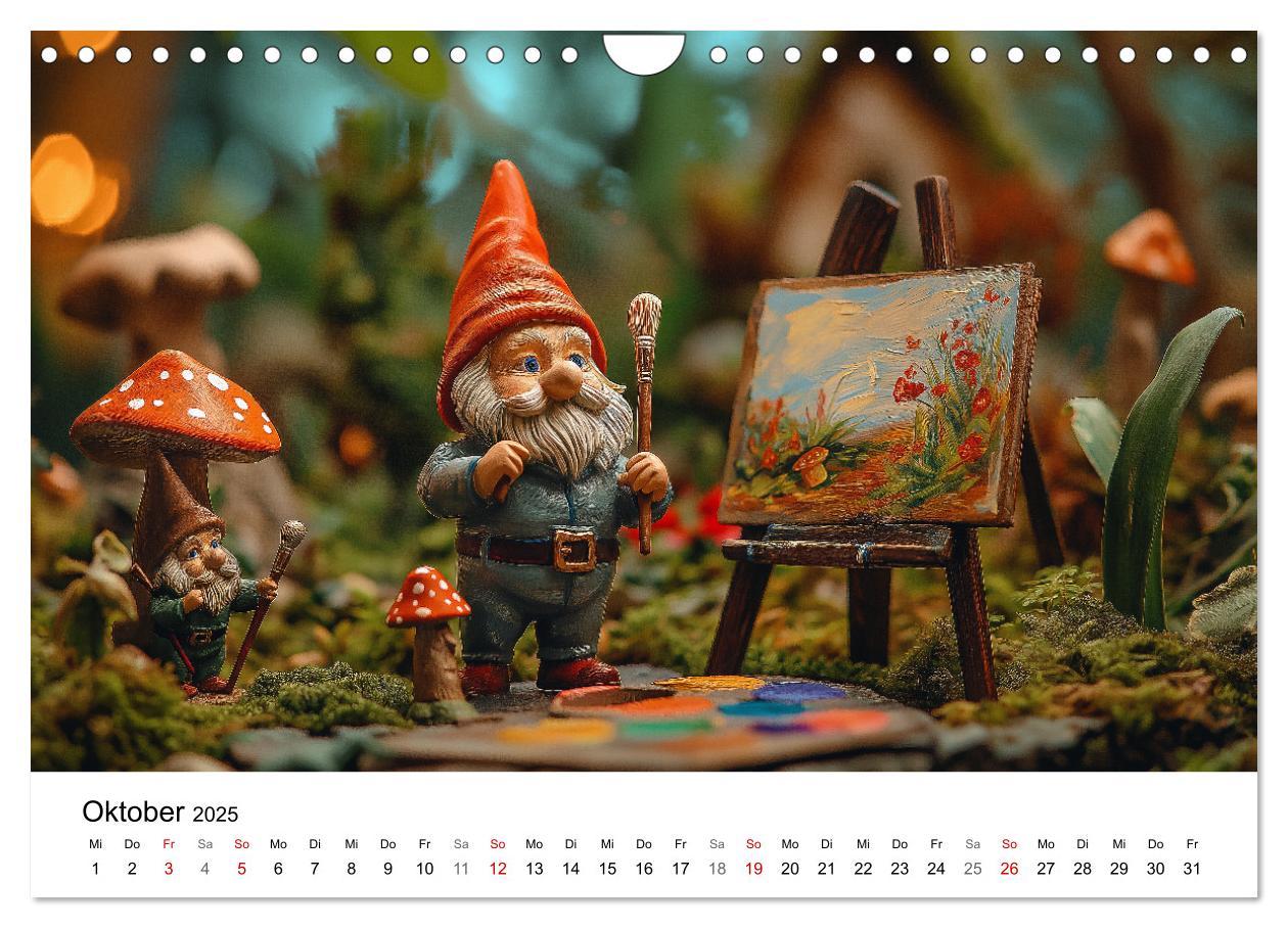 Bild: 9783457204108 | Berufe der Gartenzwerge (Wandkalender 2025 DIN A4 quer), CALVENDO...