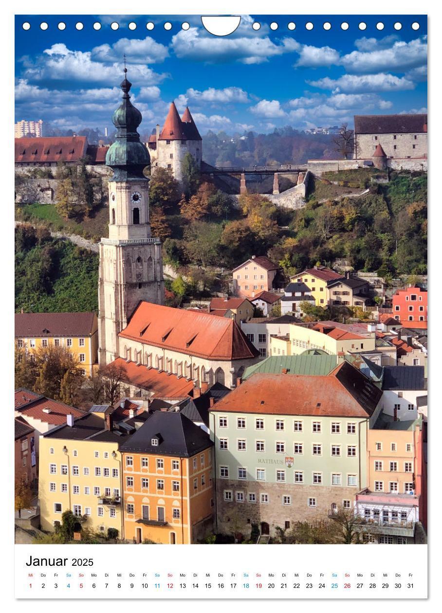 Bild: 9783435913121 | Burghausen, eine historische Stadt im Fokus (Wandkalender 2025 DIN...