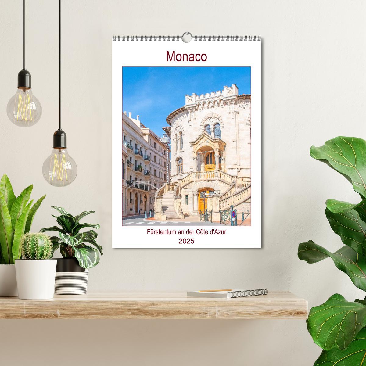 Bild: 9783435940677 | Monaco - Fürstentum an der Côte d'Azur (Wandkalender 2025 DIN A3...