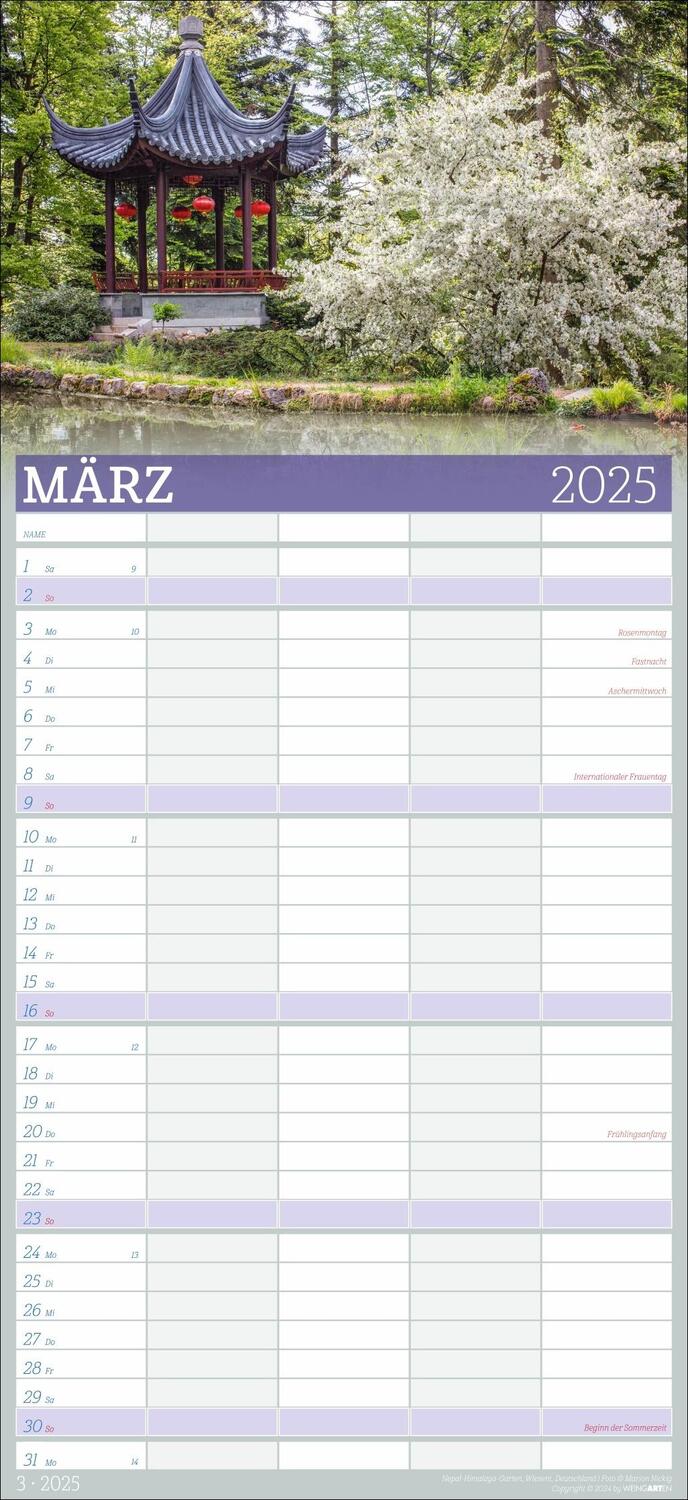 Bild: 9783839901052 | Garten Familienplaner 2025 | Kalender | Spiralbindung | 15 S. | 2025