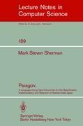 Cover: 9783540152125 | Paragon | Mark S. Sherman | Taschenbuch | Paperback | xvi | Englisch