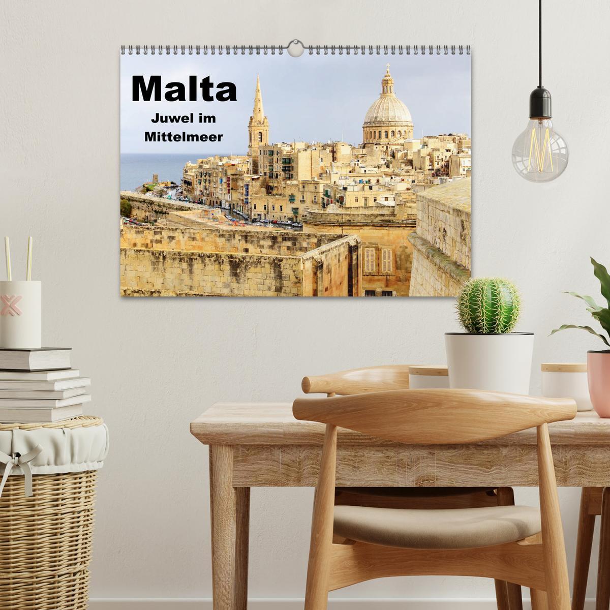 Bild: 9783435618545 | Malta - Juwel im Mittelmeer (Wandkalender 2025 DIN A3 quer),...