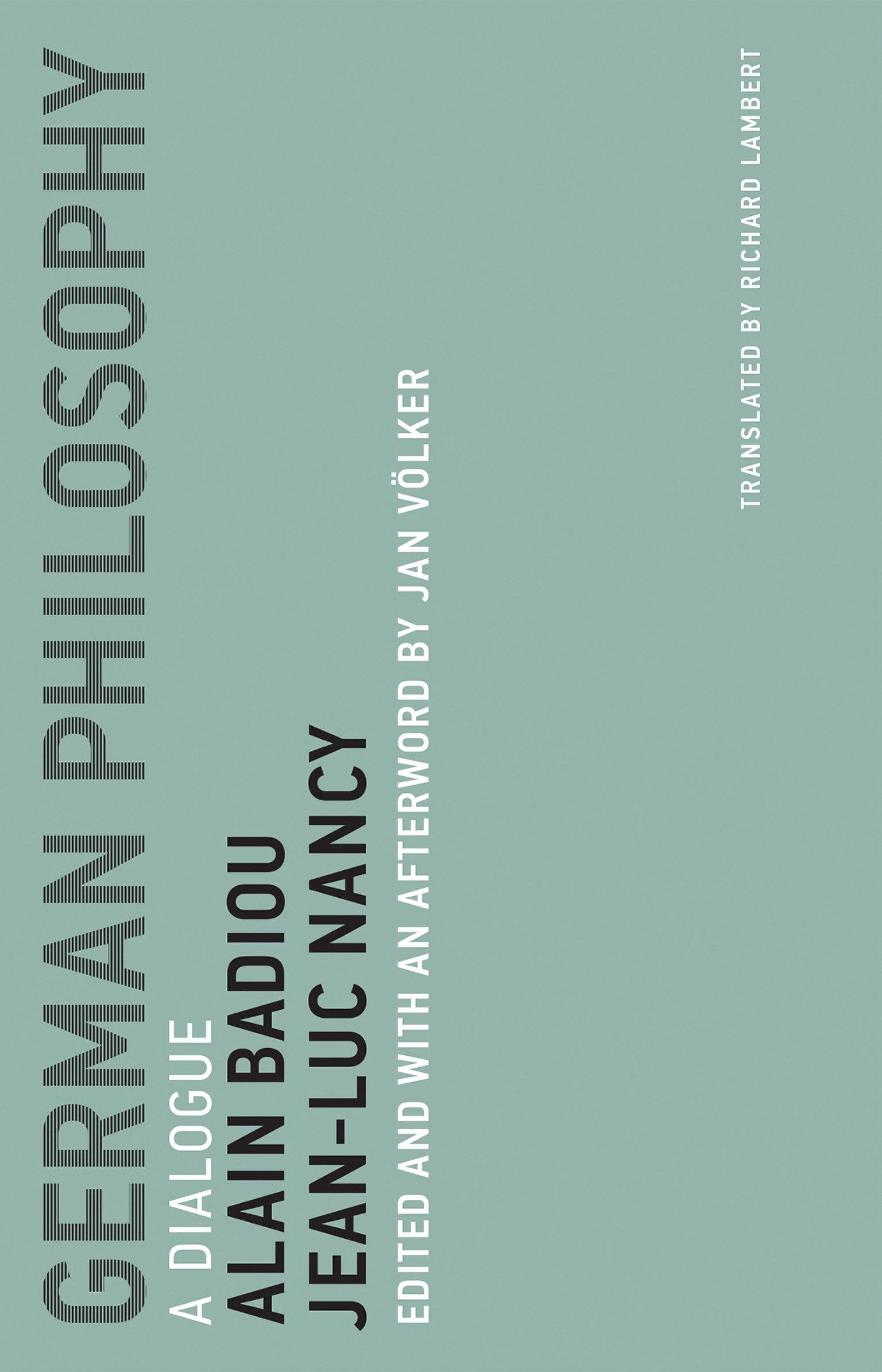 Cover: 9780262535700 | German Philosophy: A Dialogue | Alain Badiou (u. a.) | Taschenbuch