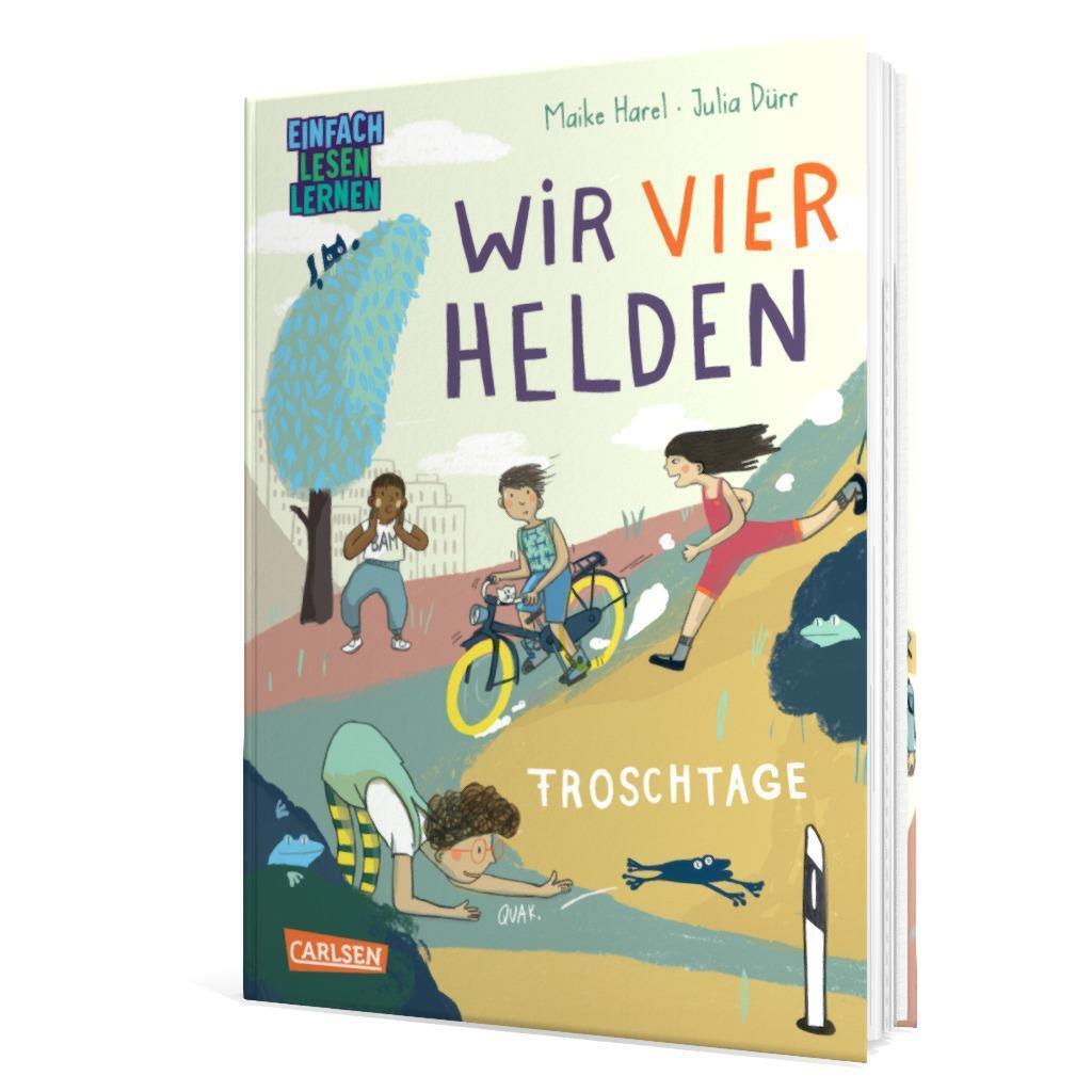 Bild: 9783551690937 | Wir vier Helden: Froschtage | Maike Harel | Buch | Wir vier Helden