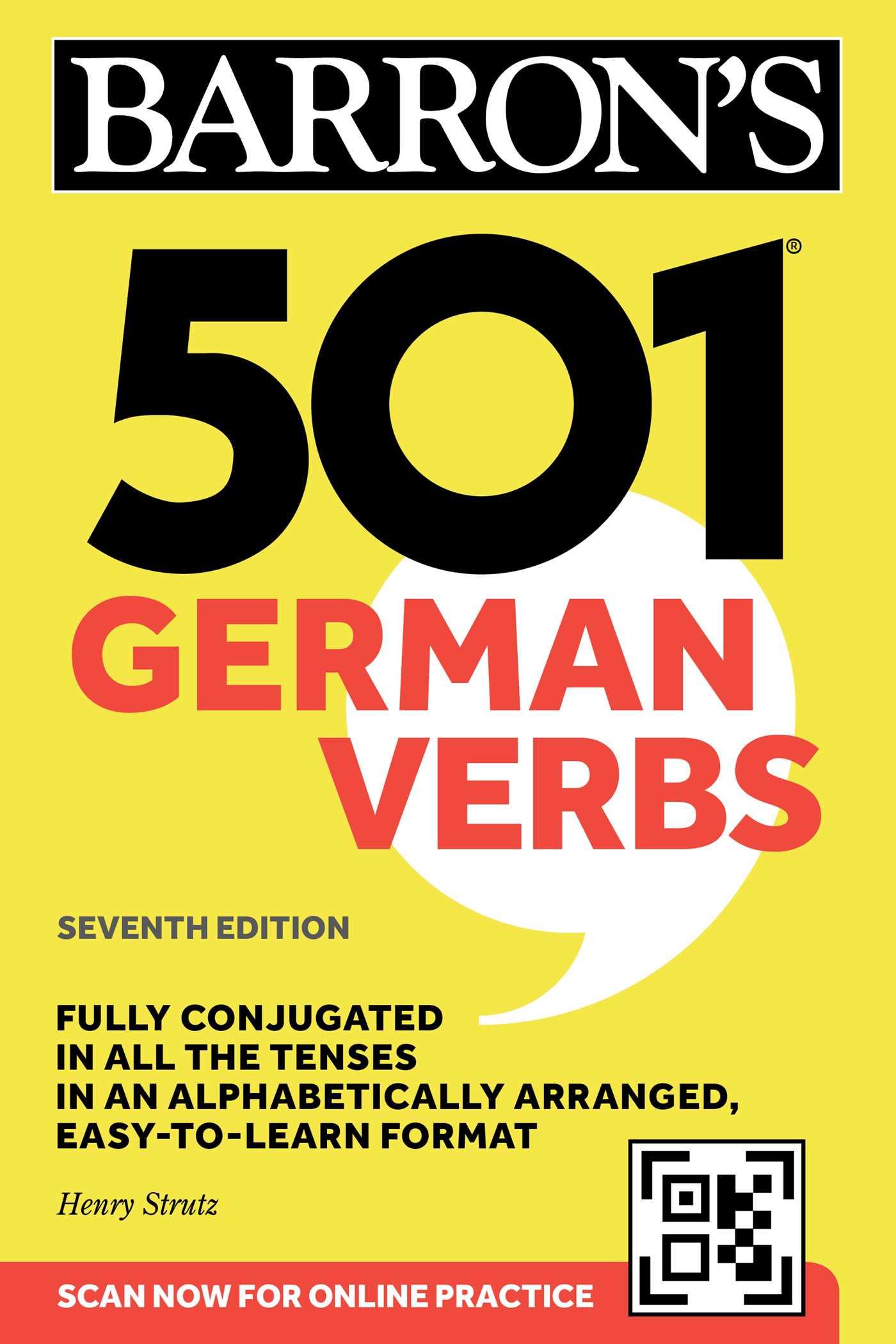 Cover: 9781506293608 | 501 German Verbs | Henry Strutz | Taschenbuch | Barron's 501 Verbs