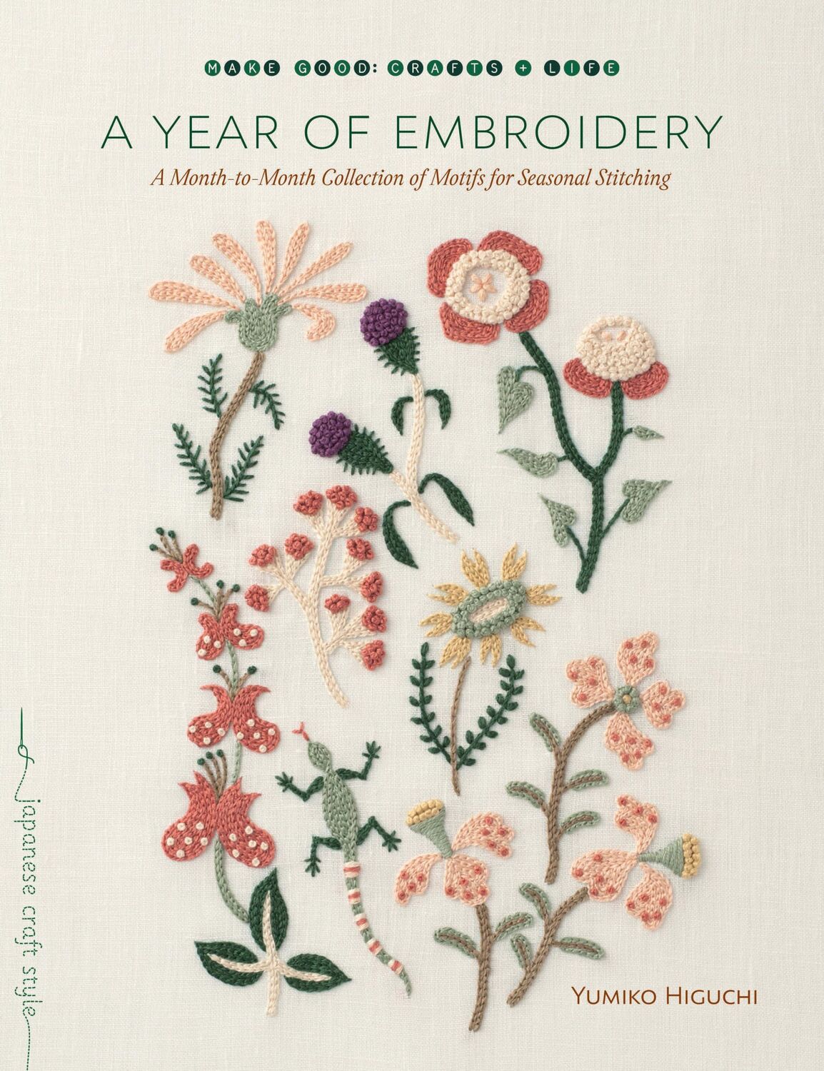 Cover: 9781611804720 | A Year of Embroidery: A Month-To-Month Collection of Motifs for...