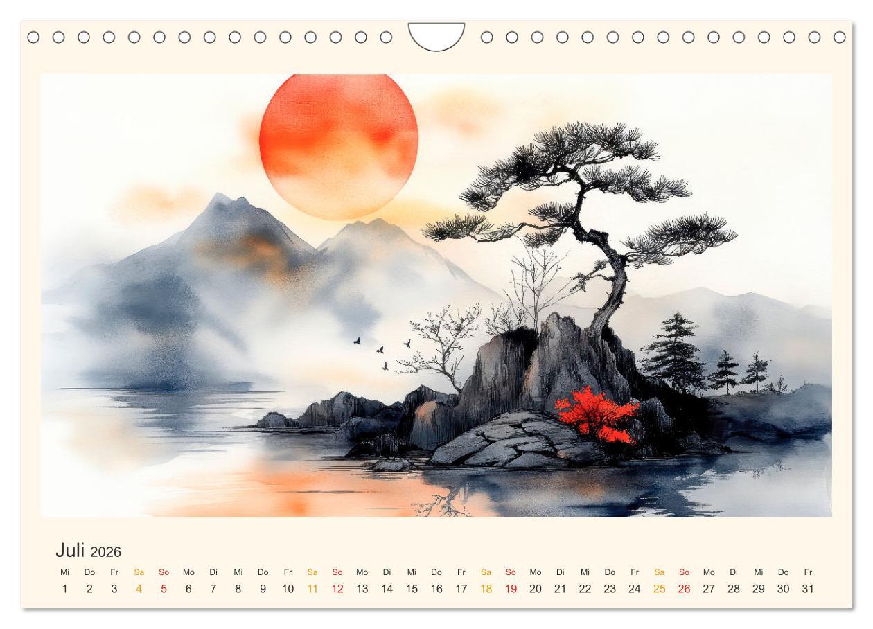 Bild: 9783457251249 | Japan - die Farben der Tradition (Wandkalender 2026 DIN A4 quer),...