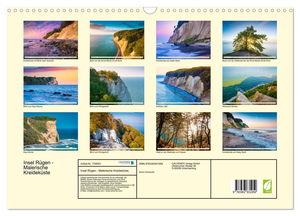 Bild: 9783383831959 | Insel Rügen - Malerische Kreideküste (Wandkalender 2025 DIN A3...