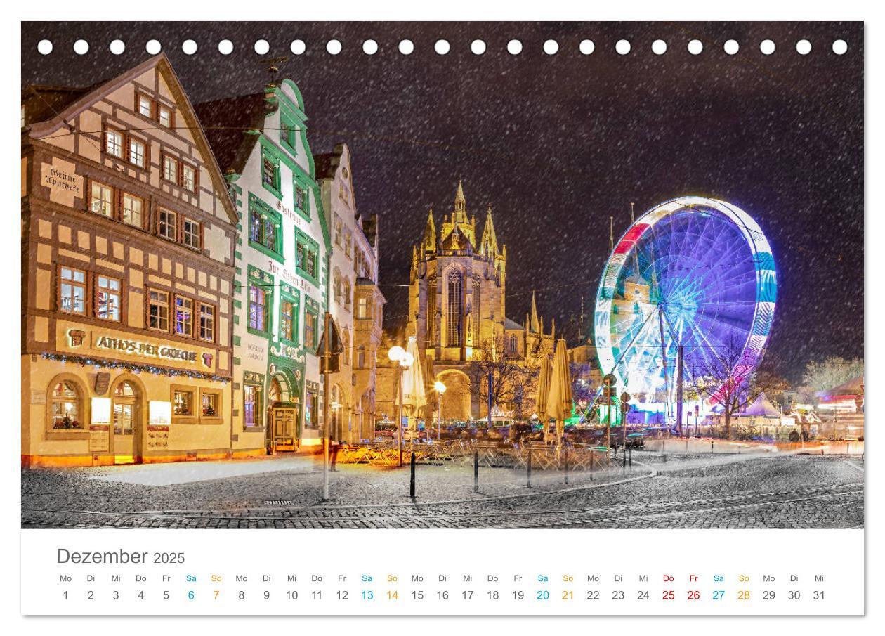 Bild: 9783435320189 | Erfurt - Stadt der Türme (Tischkalender 2025 DIN A5 quer), CALVENDO...