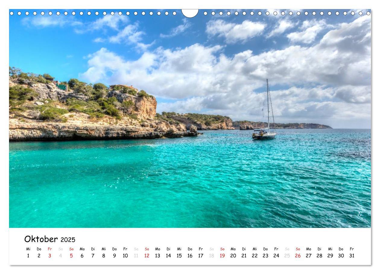 Bild: 9783435609338 | Wildes und romantisches Mallorca (Wandkalender 2025 DIN A3 quer),...