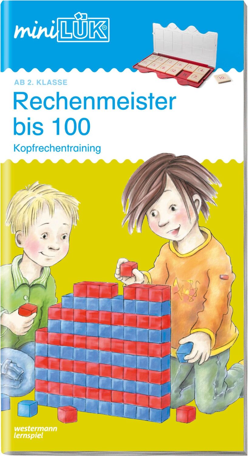 Cover: 9783894142384 | mini LÜK Rechenmeister bis 100 | Kopfrechentraining ab Klasse 2.