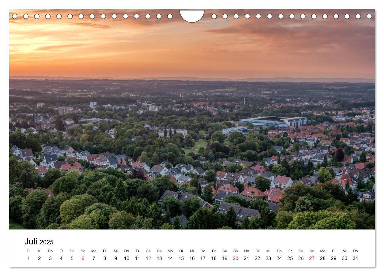 Bild: 9783435451968 | BIELEFELD aus der Vogelperspektive (Wandkalender 2025 DIN A4 quer),...