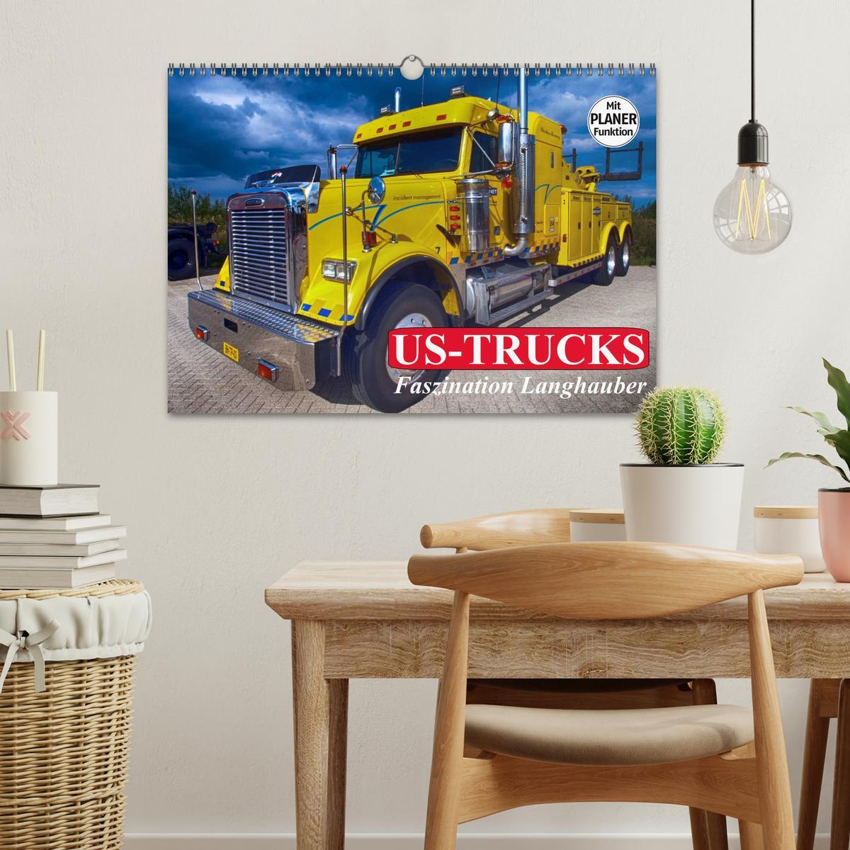 Bild: 9783435483938 | US-Trucks. Faszination Langhauber (Wandkalender 2025 DIN A3 quer),...