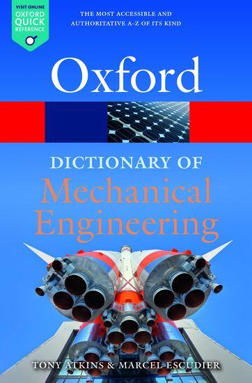 Cover: 9780198832102 | A Dictionary of Mechanical Engineering | Marcel Escudier (u. a.)