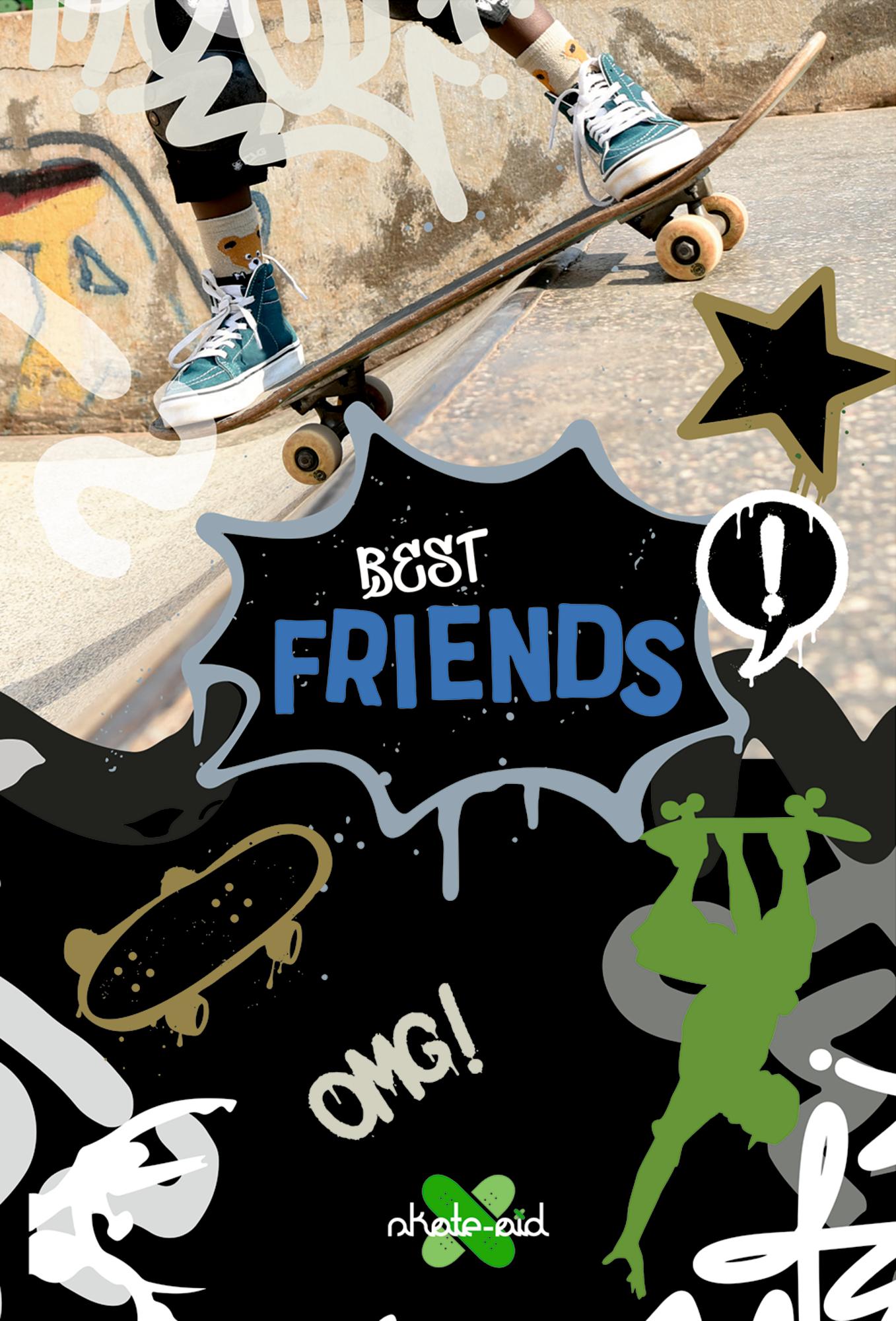 Rückseite: 4050003958163 | Freundebuch - Best friends | (skate-aid) | Buch | 96 S. | Deutsch