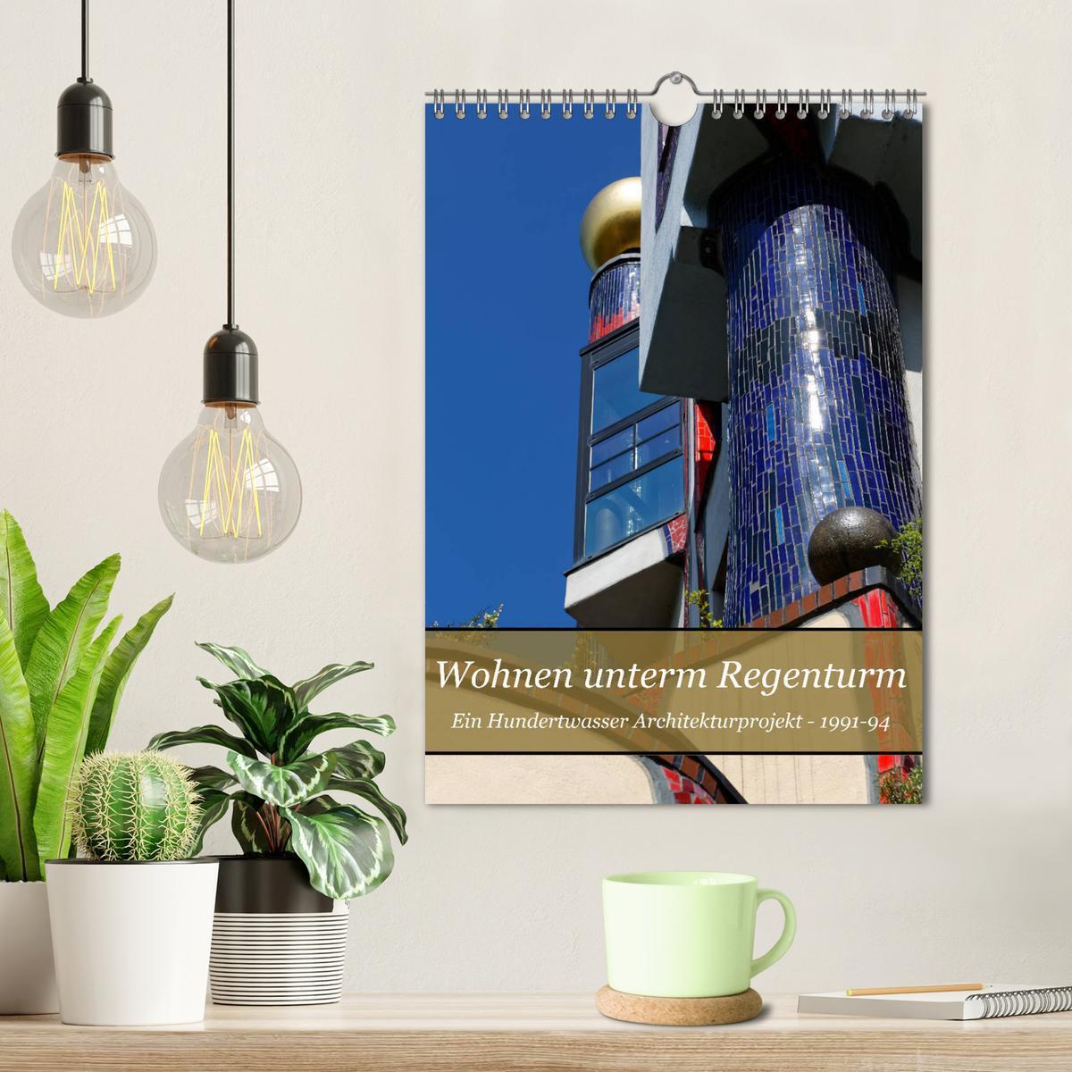 Bild: 9783457005309 | Wohnen unterm Regenturm - Ein Hundertwasser Architekturprojekt,...