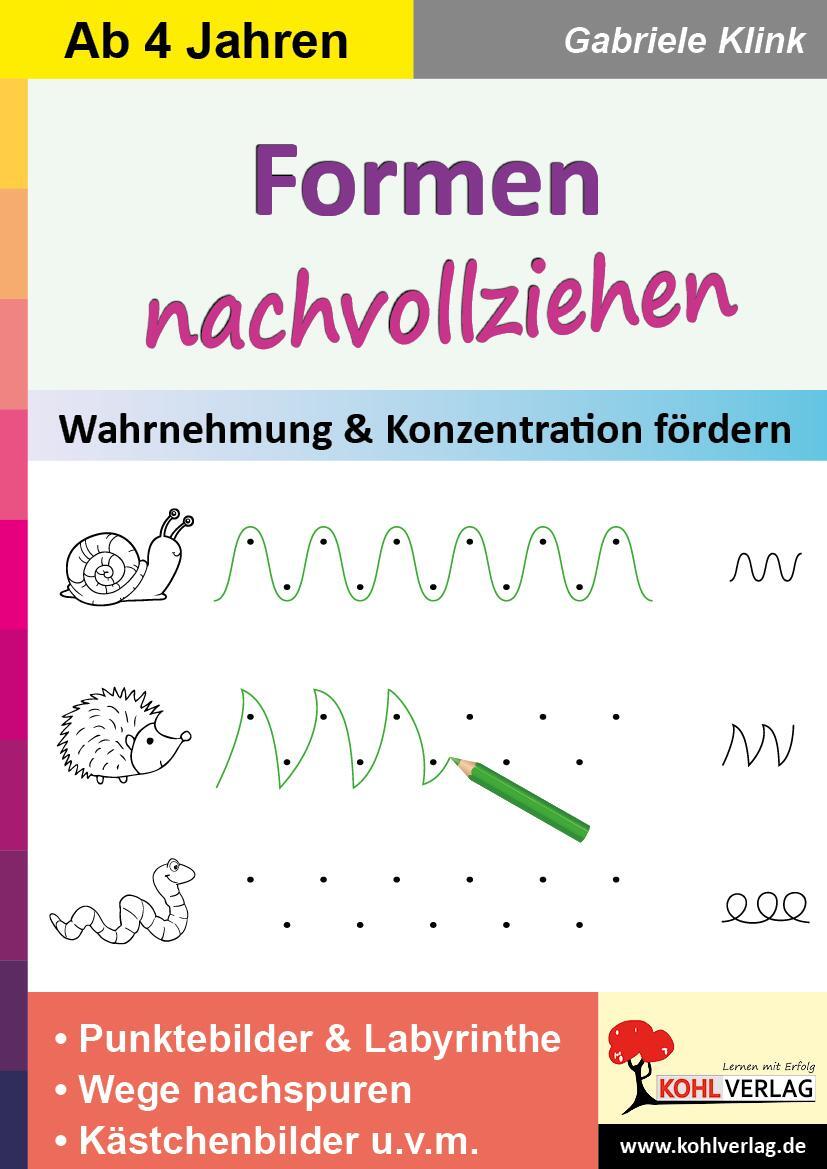 Cover: 9783985582358 | Formen nachvollziehen | Wahrnehmung &amp; Konzentration fördern | Klink