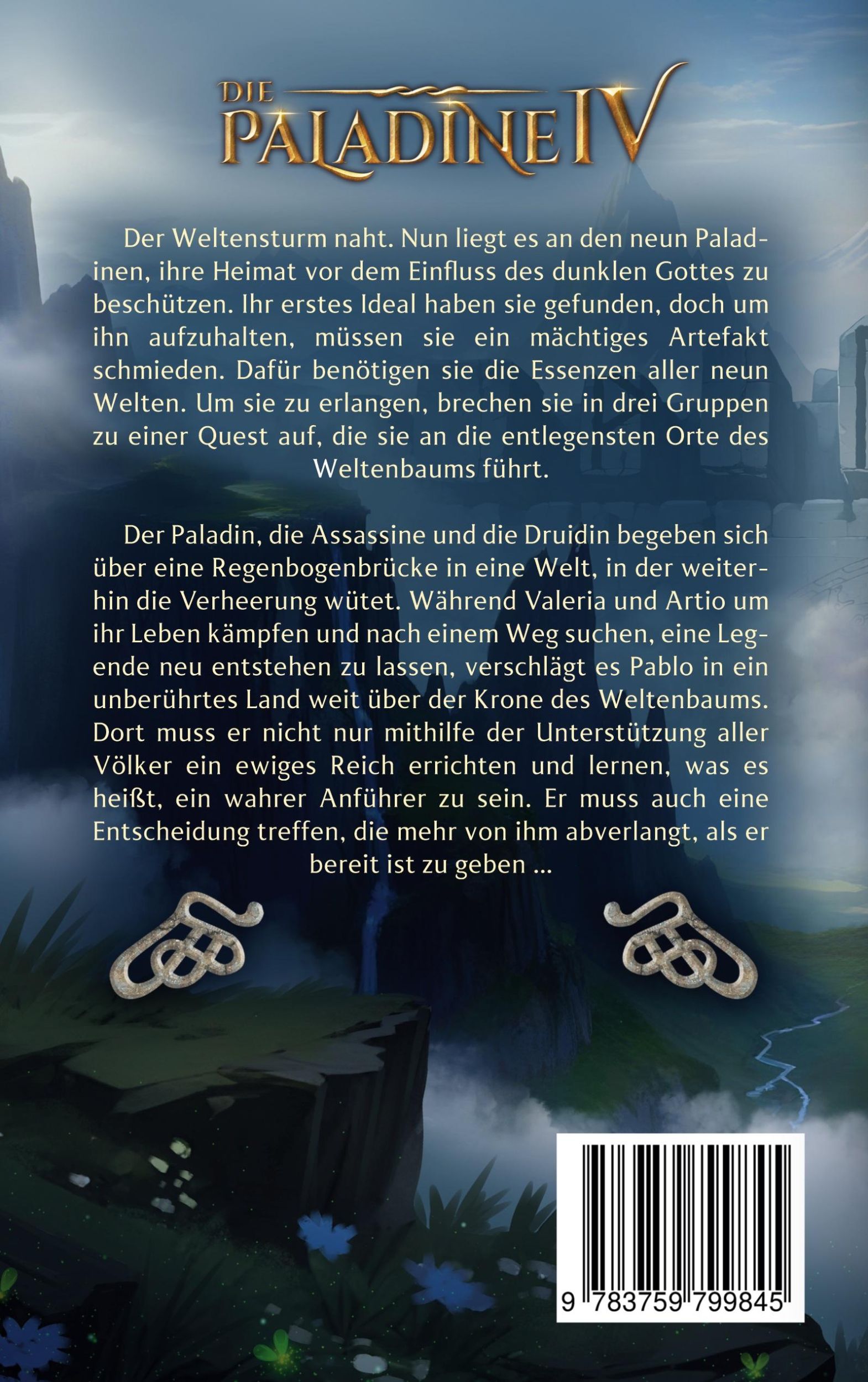 Rückseite: 9783759799845 | Die Paladine | Krone des Lichts | Pascal Wokan | Taschenbuch | 444 S.