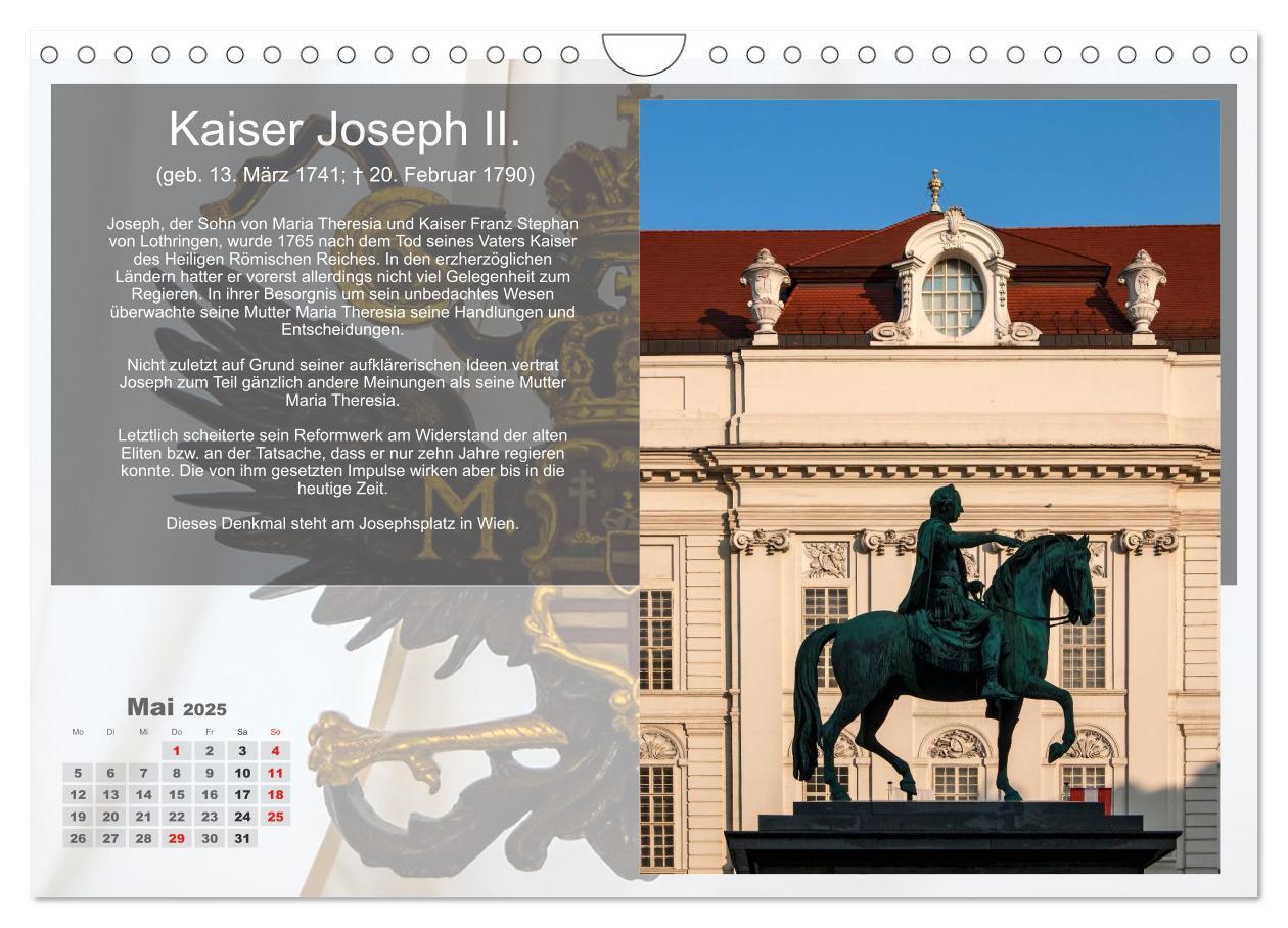 Bild: 9783435711963 | Auf den Spuren der Habsburger (Wandkalender 2025 DIN A4 quer),...