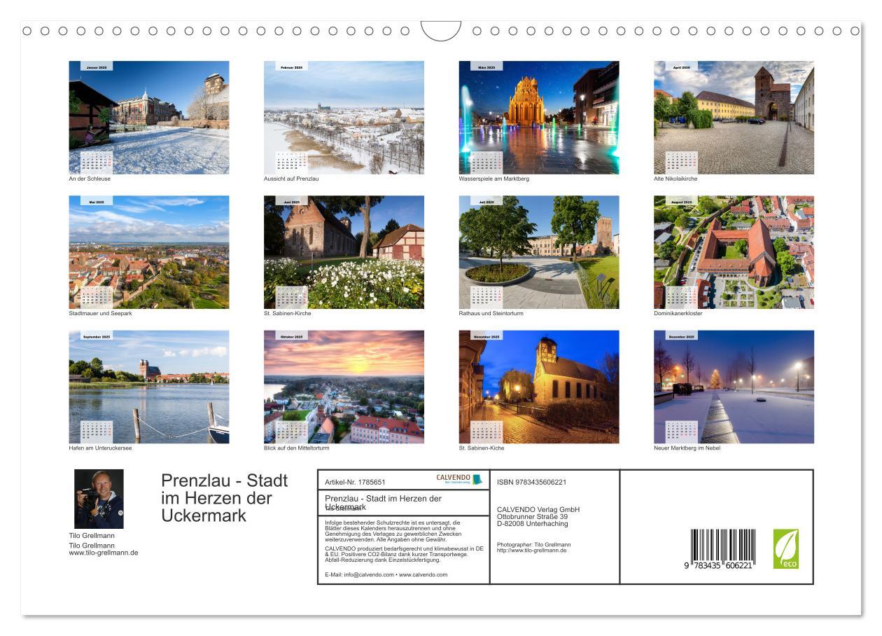 Bild: 9783435606221 | Prenzlau - Stadt im Herzen der Uckermark (Wandkalender 2025 DIN A3...