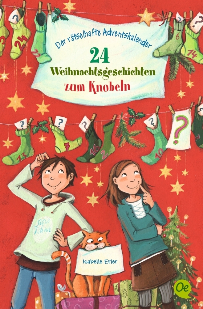 Cover: 9783841505606 | Der rätselhafte Adventskalender | 24 Weihnachtsgeschichten zum Knobeln