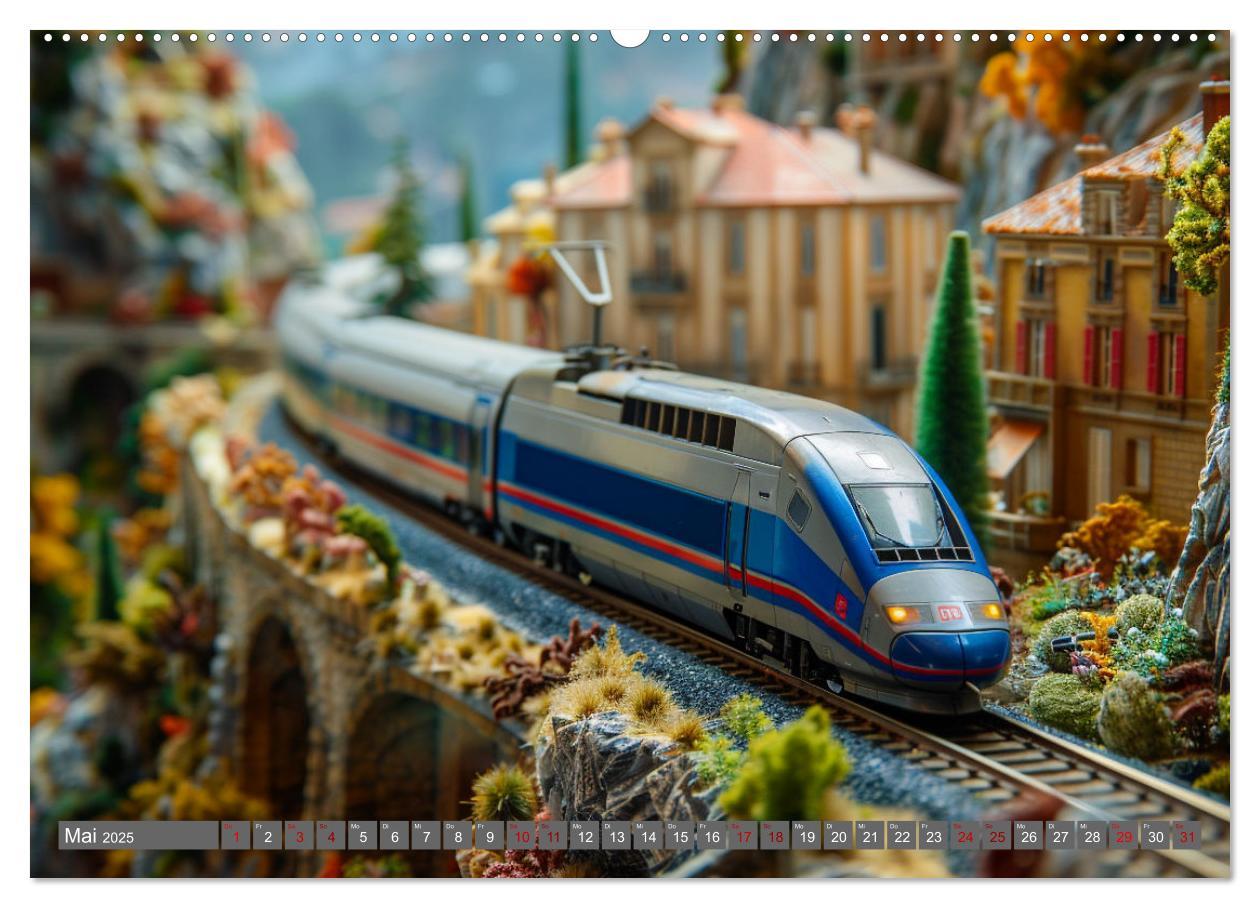 Bild: 9783435379903 | Modelleisenbahnen sind cool (Wandkalender 2025 DIN A2 quer),...