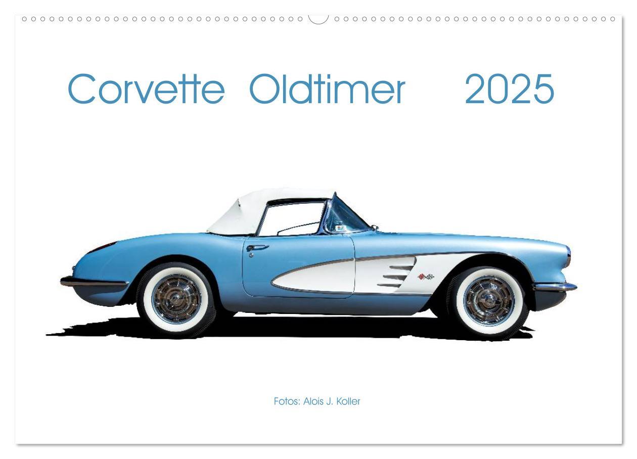 Cover: 9783435362349 | Corvette Oldtimer 2025 (Wandkalender 2025 DIN A2 quer), CALVENDO...