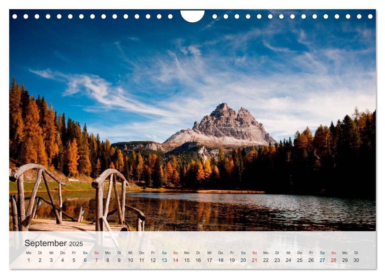 Bild: 9783383786525 | Dolomiten - Rundreise um Drei Zinnen (Wandkalender 2025 DIN A4...