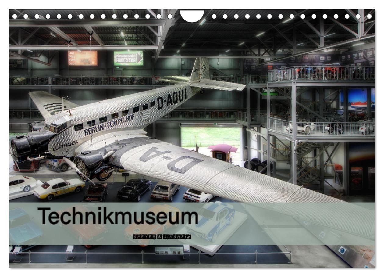 Cover: 9783435079537 | Technikmuseum Speyer &amp; Sinsheim (Wandkalender 2025 DIN A4 quer),...