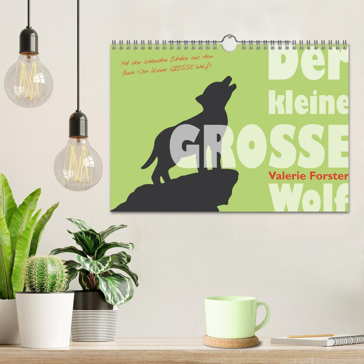 Bild: 9783435726660 | Der kleine GROSSE Wolf - Kalender (Wandkalender 2025 DIN A4 quer),...