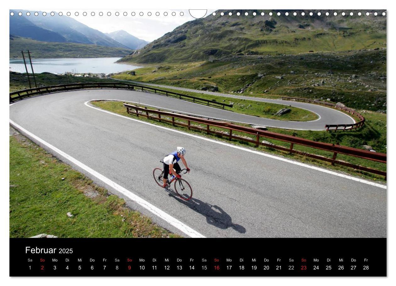 Bild: 9783435808298 | Alpenpässe auf dem Rennrad Vol. 2 (Wandkalender 2025 DIN A3 quer),...