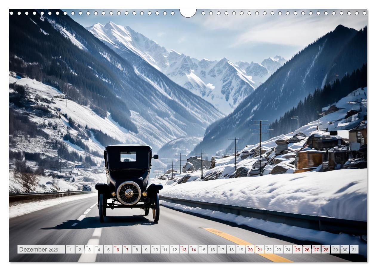 Bild: 9783457137611 | Virtual Classic Cars (Wandkalender 2025 DIN A3 quer), CALVENDO...