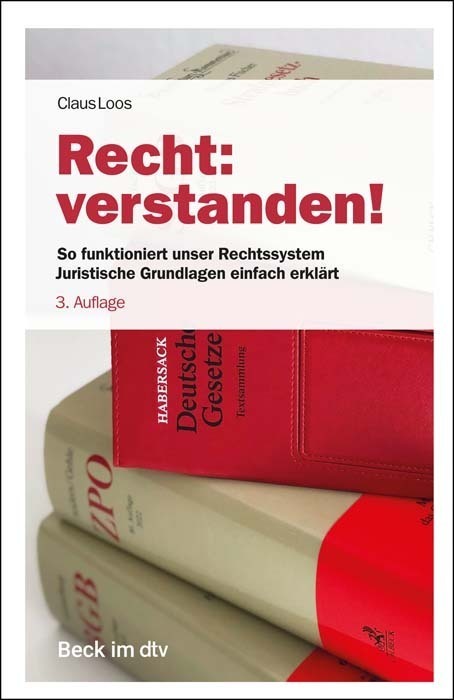 Cover: 9783406789496 | Recht: verstanden! | Claus Loos | Taschenbuch | Deutsch | 2023 | DTV