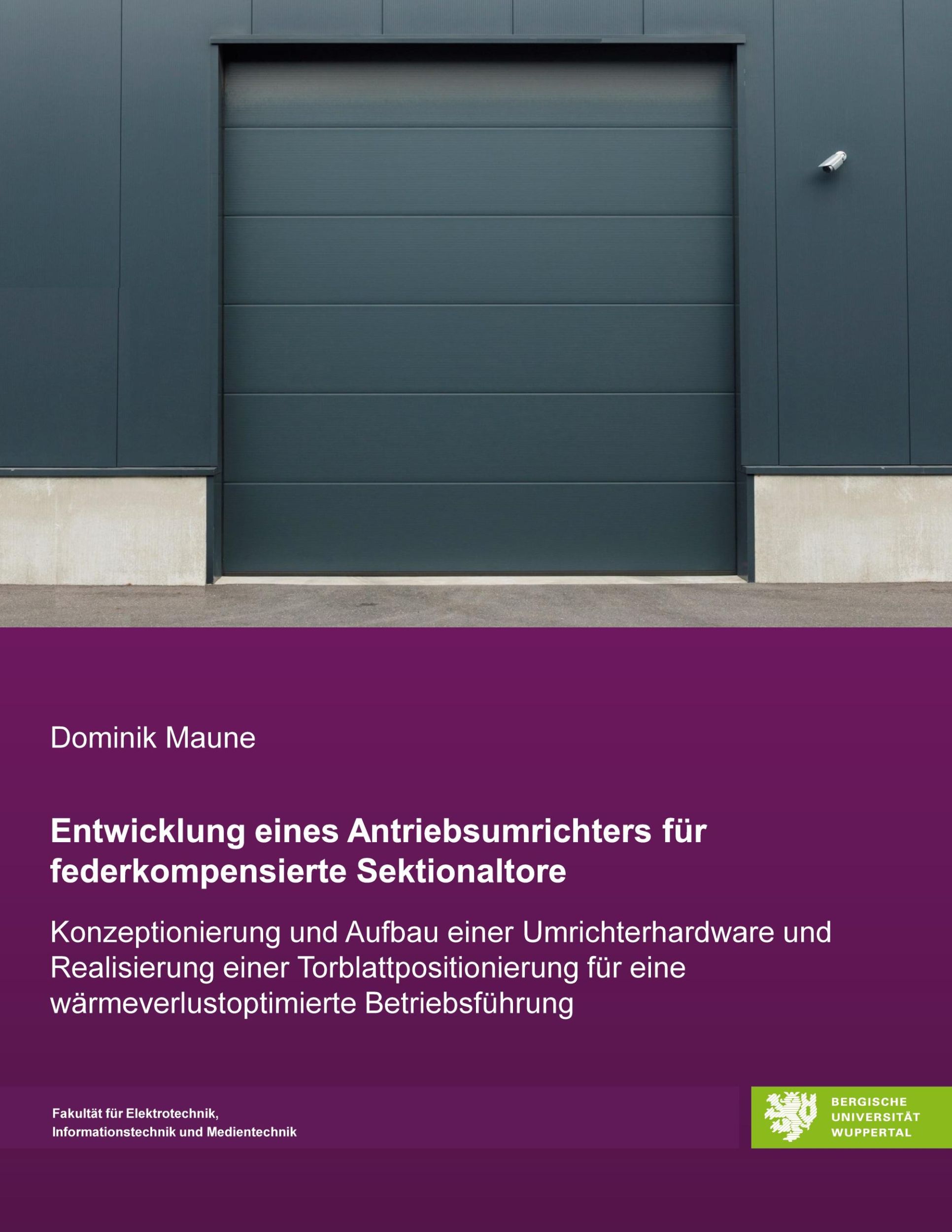 Cover: 9783756292707 | Entwicklung eines Antriebsumrichters für federkompensierte...